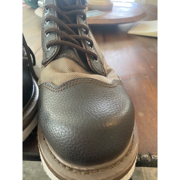 Dan Bailey Adventurer Men’s Wading Fishing Boots Shoes Sz 9 Green/Brown Lace-Up - Picture 4 of 9
